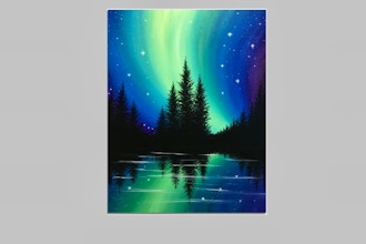 All Ages Paint Nite: Bright Northern Night